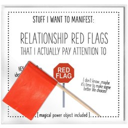 - Carte de vœux et manifestation - Red Flags