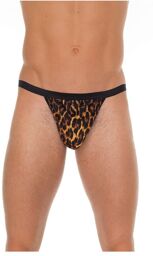 String - Taille unique - Imprimé Léopard