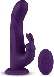 Vibromasseur Rabbit Rotatif Whirl-Pulse à Ventouse violet