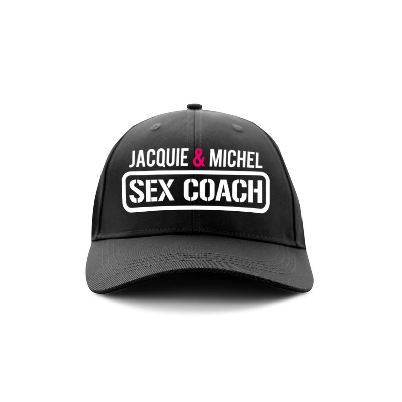 Casquette Jacquie et Michel Sex Coach - noir
