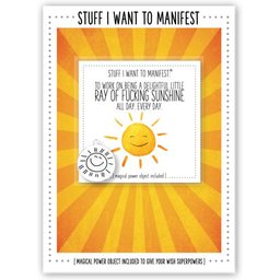 - Manifest Greeting Card - Sunshine