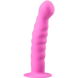 EasyToys - Gode en silicone avec ventouse - Rose