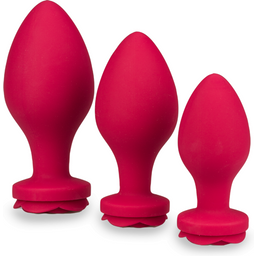 Lot de 3 plugs en silicone Forever
