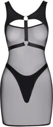 Robe transparence Noir
