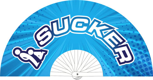 Éventail Sucker 64cm