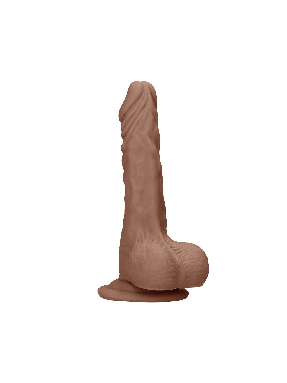 Gode ventouse avec testicules SKIN 22,9 cm