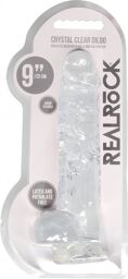 Gode Jelly Réaliste 22cm Transparent