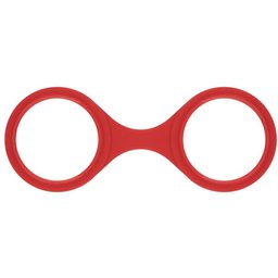 EasyToys - Menottes flexibles en silicone - Rouge