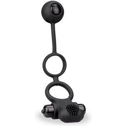 Double anneau cockring boule anale vibrant 10 vitesses
