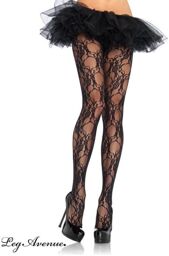 Collant Floral réf: 9653 Noir