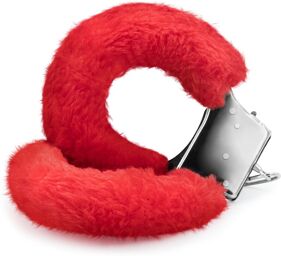 Menottes Fourrure Rouge