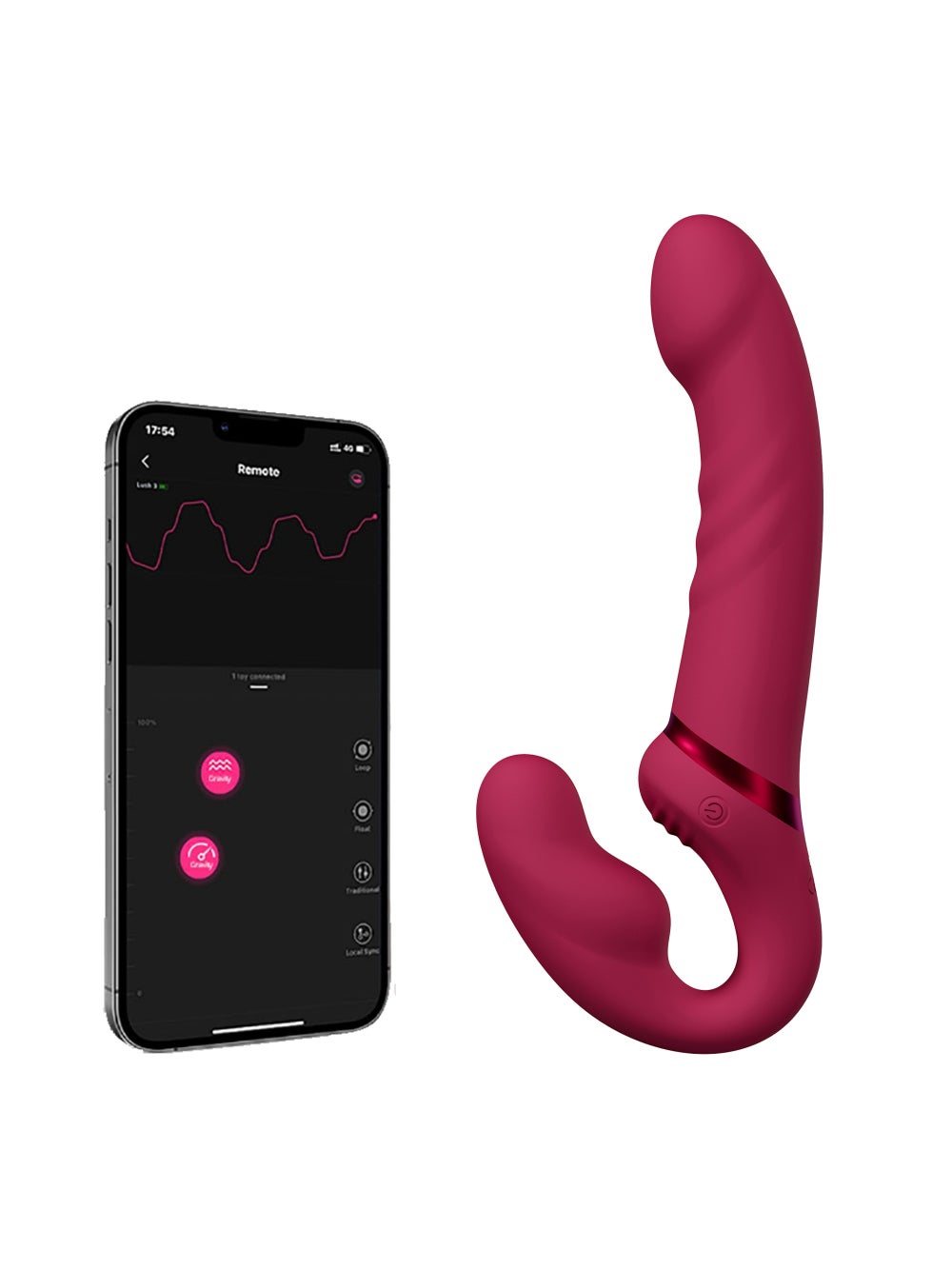 Strap-on connecté Lovense Lapis