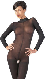 Long-sleeved Catsuit Noir