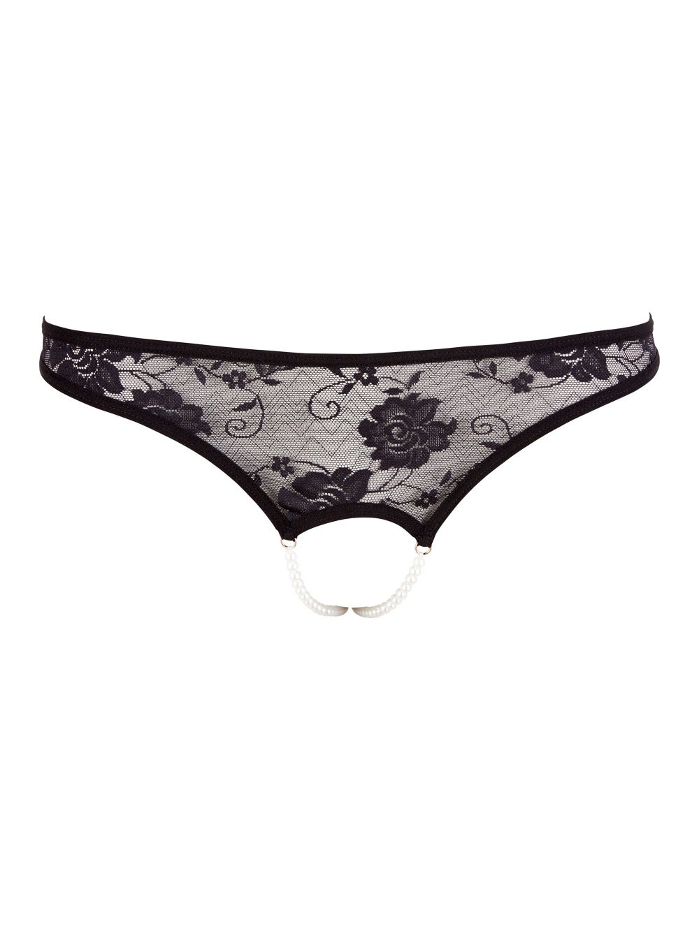 String Ouvert Dentelle & Perles