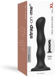 Gode à Boules Tournantes Taille XL - Noir