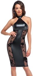 Robe longue transparence Noir