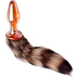 Fox Tail Glass Plug Anal