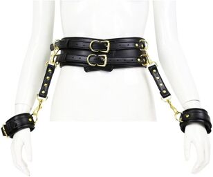 Ceinture avec liens Poignets Belt Wrist Noire