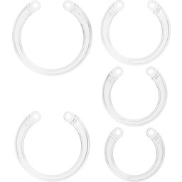 Boîte de 5 Anneaux de Rechange Transparents