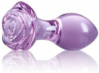 Plug Anal en Verre Crystal Rose Violet