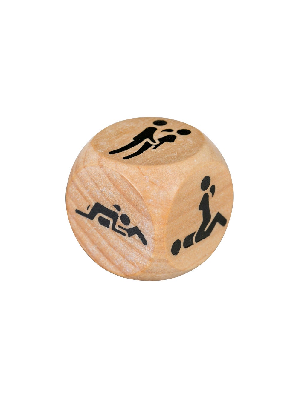 Dé coquin en bois Get Lucky