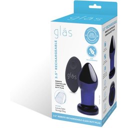 Glas - Rechargeable Remote Controlled Vibrating Butt Plug