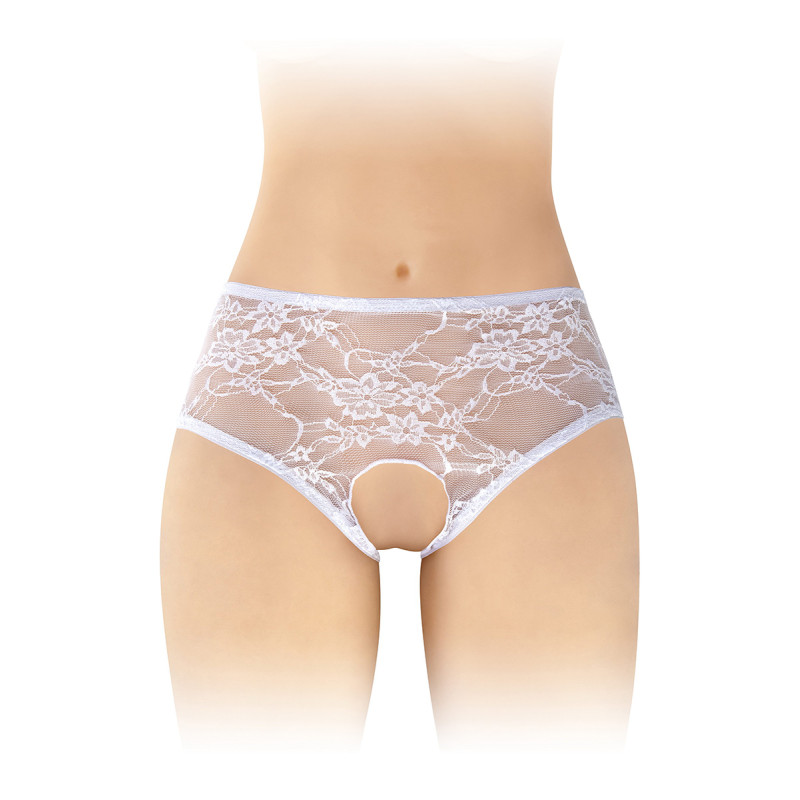 Culotte ouverte blanche Amanda