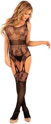 Agena bodystocking Noir Noir