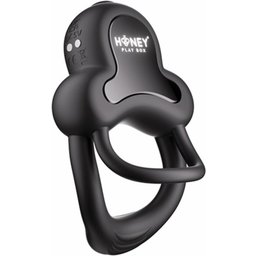 - Anello-Contrôlé par App Anneau Double Vibrant avec Stimulate