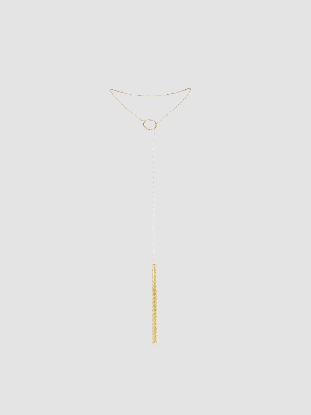 Collier avec Franges en Chaînettes Métalliques Magnifique