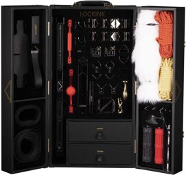 Kit de jeu BDSM tout-en-1 noir
