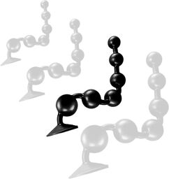 Boules Somass L 48 x 6.8 cm Noires