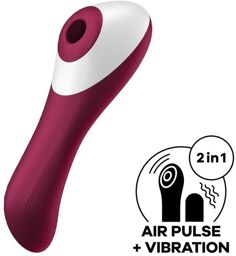Dual Crush Vibromasseur Et Stimulateur De Clitoris USB Rouge
