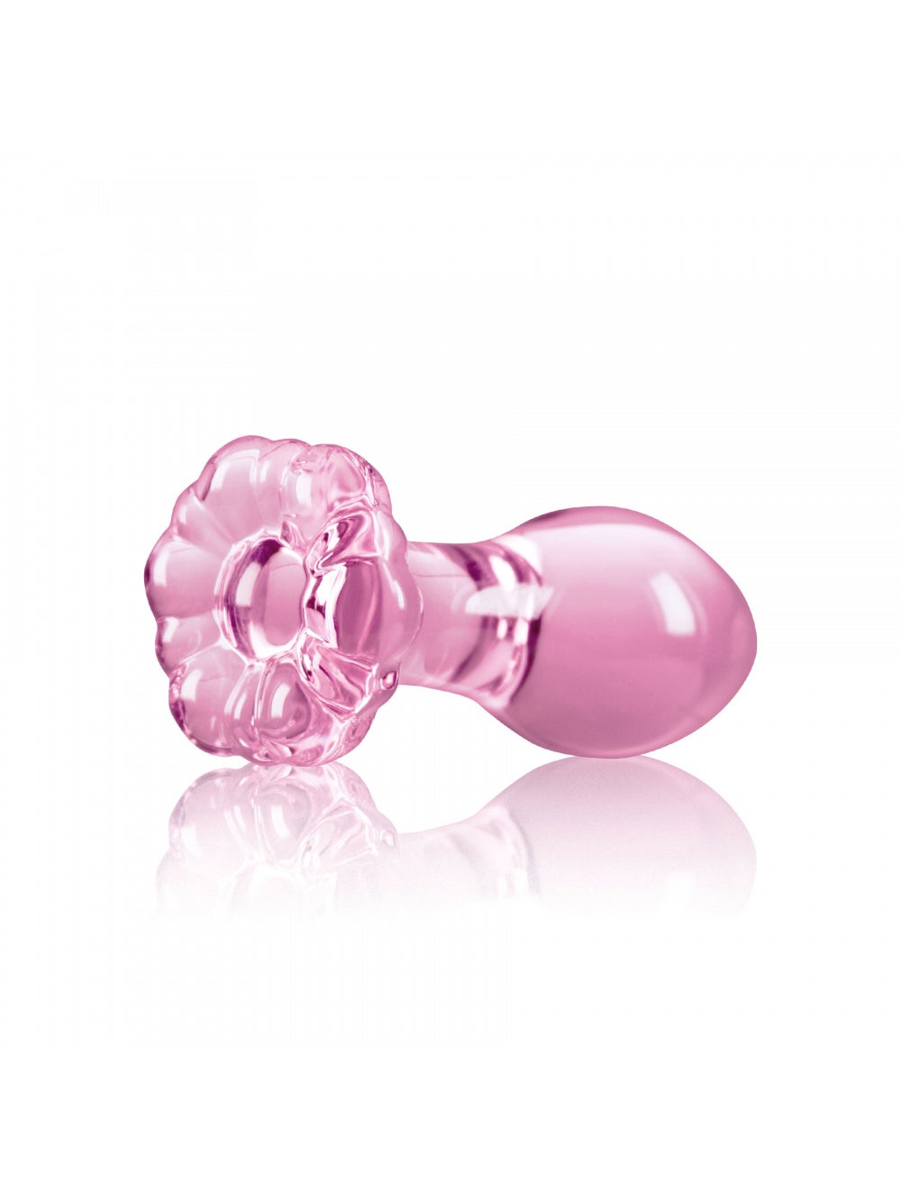Plug Anal en Verre Crystal Flower