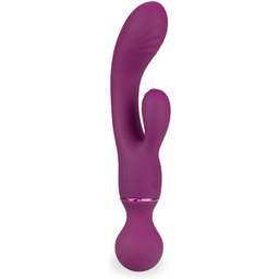 Sextoy 2-en-1 vibromasseur rabbit et wand Fusion
