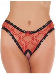 String Ouvert - Talle unique - Rouge