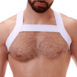 Harnais élastique Matt Blanc