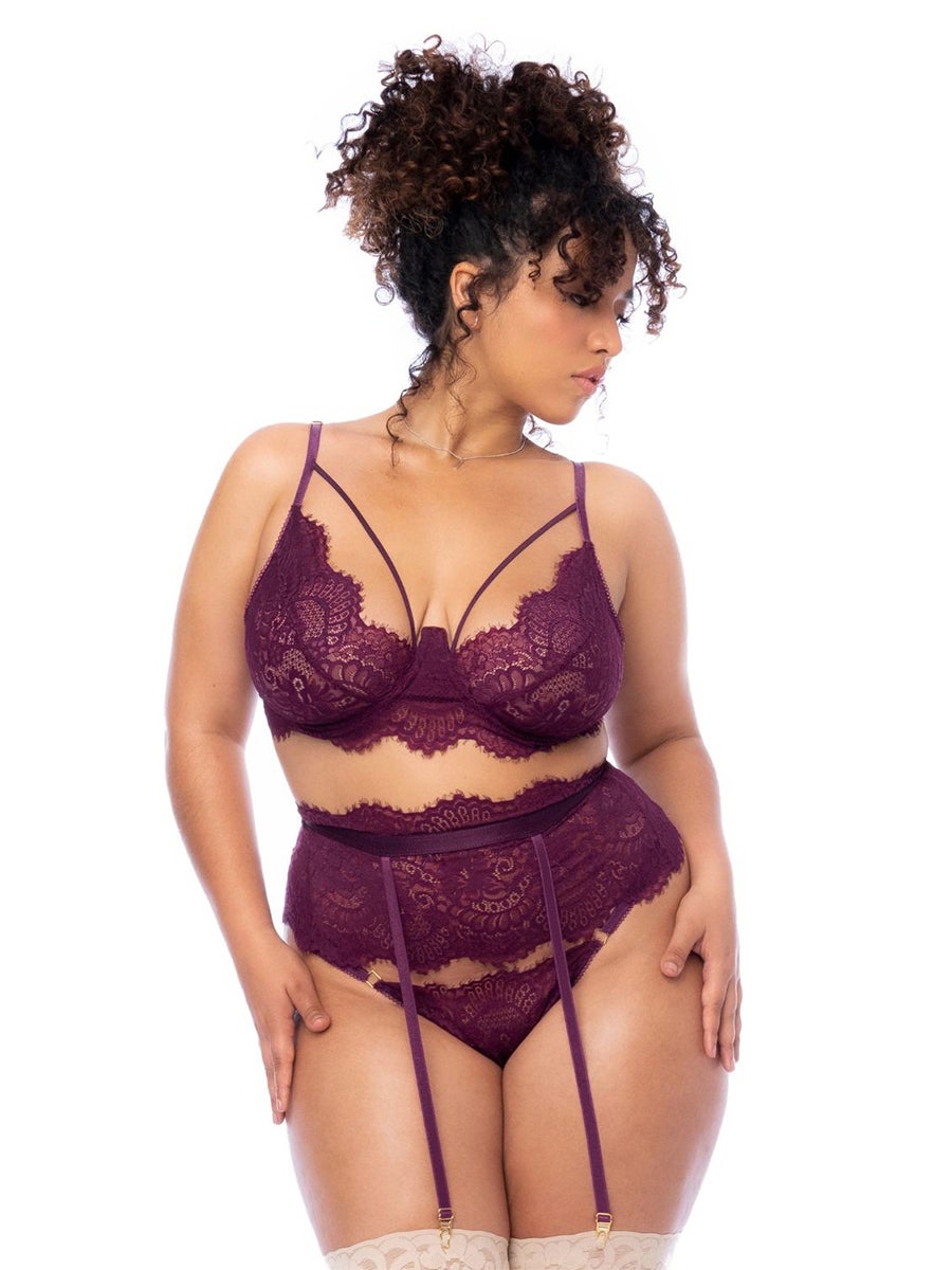 Ensemble 3 pièces Forever Love violet GT 3XL/4XL