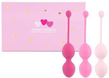 Kit d'Entrainement Muscles Pelviens FemmeFit Advanced Rose