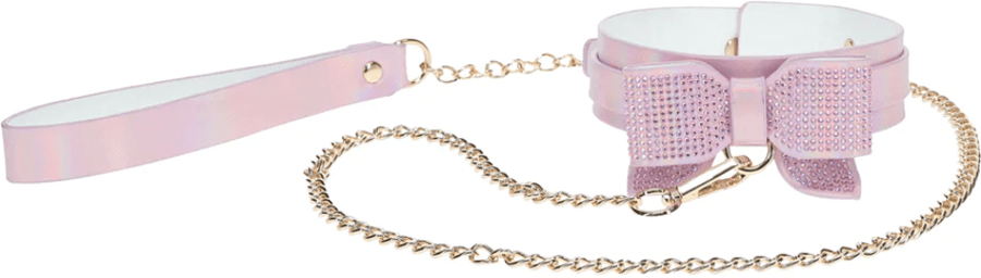 Collier et Laisse - Collection Paris - Rose