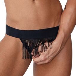 String à Frange Lovatar Noir Noir