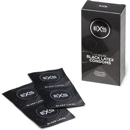 Black Préservatifs en Latex 12 pcs