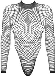 B125 Body Sexy Résille Noir Noir