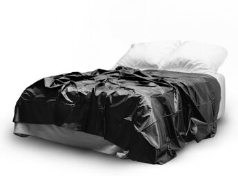 Draps de vinyle 180 x 230 cm - Noir