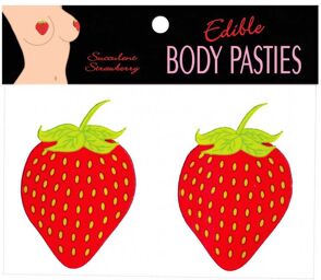 Cache-Tétons Comestibles Strawberry Rouge
