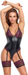 Body jarretelle Noir