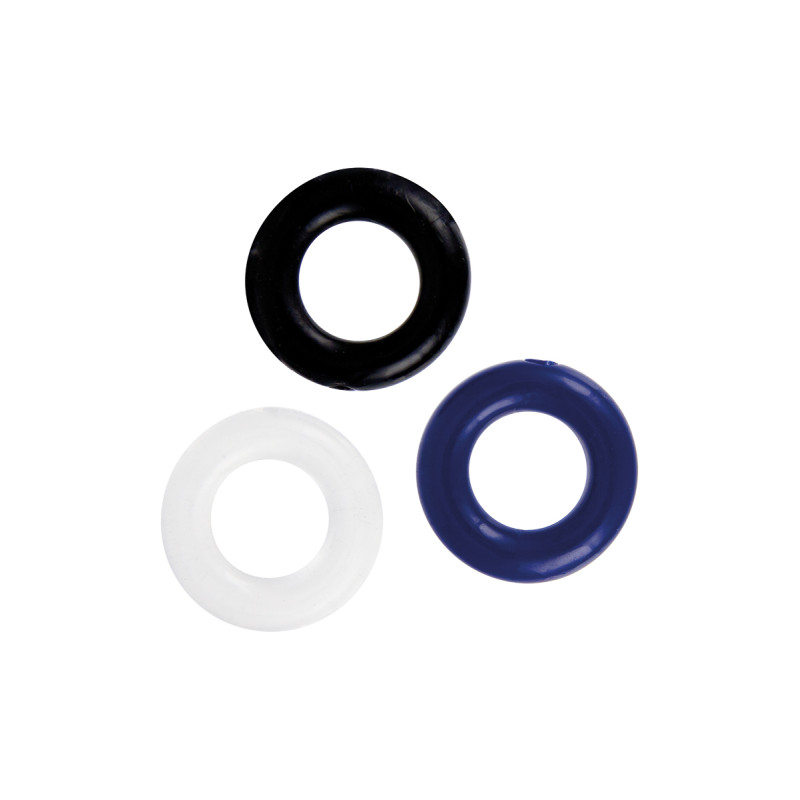 Set 3 Cockrings multicolore