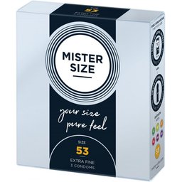 MISTER.SIZE Préservatifs 53 mm 3 pièces
