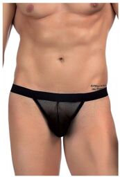 String Ficelle Résille Noir Noir