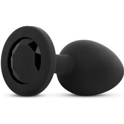 Plug Anal avec Cristal - Noir